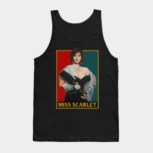 Retro style miss scarlet Tank Top